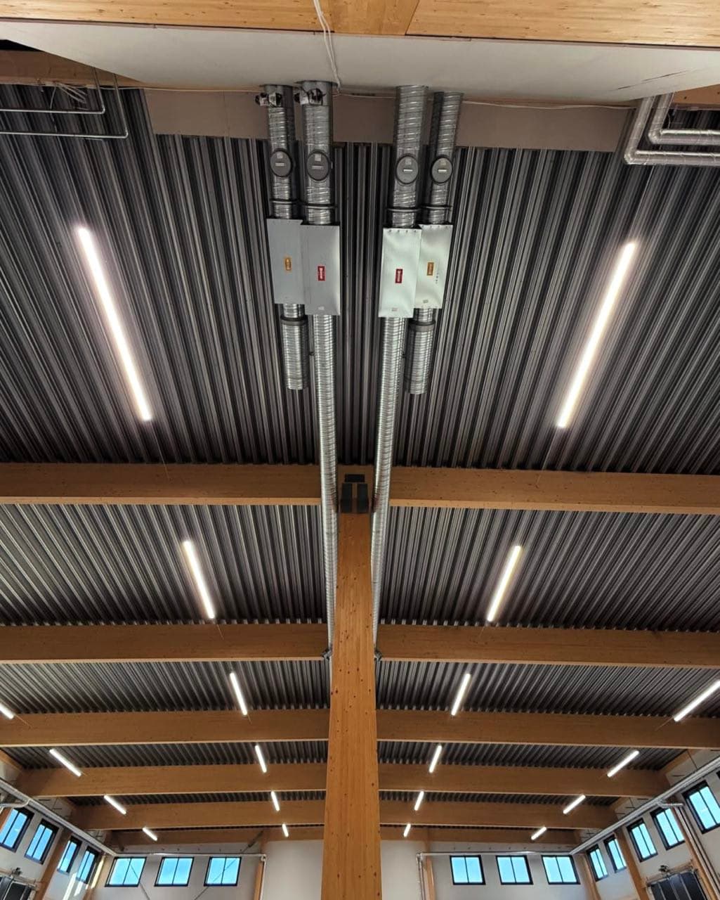 Industriell ventilationsinstallation